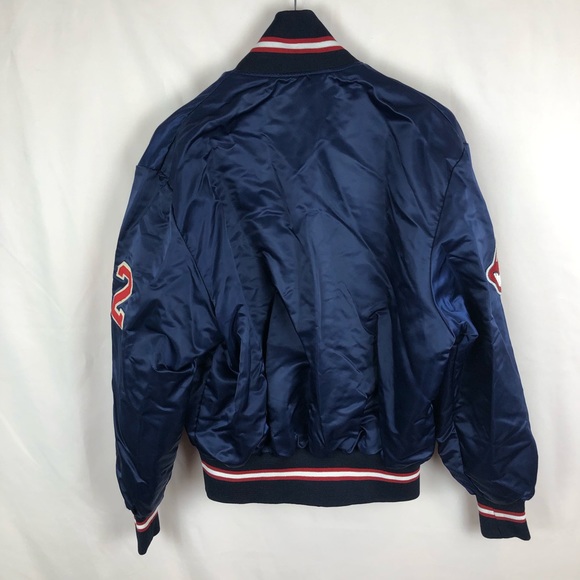 Vintage Cleveland Indians Bomber Jacket 90s Mlb - Picture 6 of 6